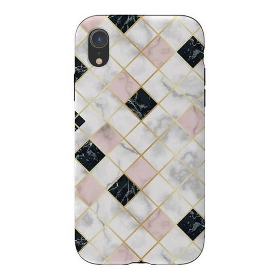 Marble Geometry III Tough Case for iPhone XR