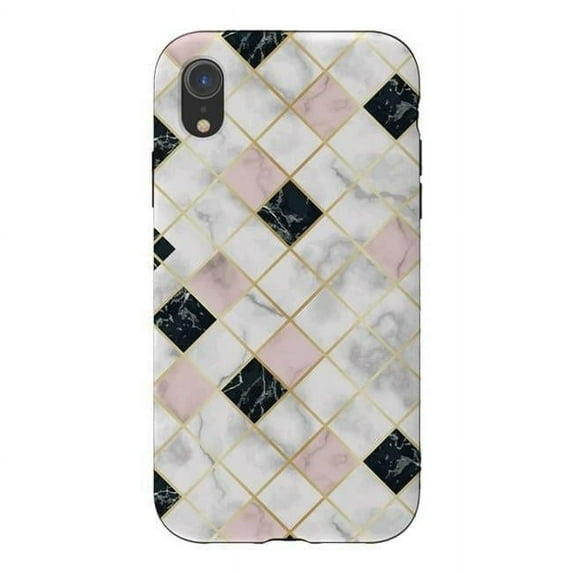 Marble Geometry III Tough Case for iPhone XR