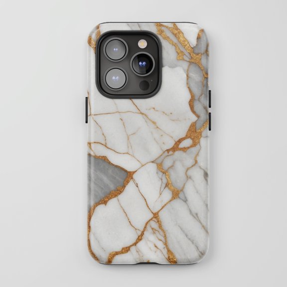 Marble Gold For All iPhone Series Tough Phone Case