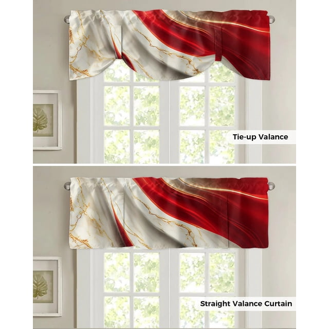 Black And Gold Kitchen Valance
