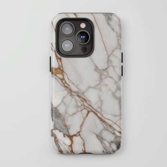 Marble Gold Vein for All iPhone Series Tough Phone Case