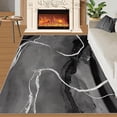 thumbnail image 1 of Marble Grey Rug For Living Room, Modern Abstract Washable Rugs, Low-Pile With Non-Slip Backing Non-Shedding Indoor Rug For Bedroom Dining Room Under Table 3 x 5ft, 1 of 6