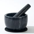 thumbnail image 1 of Marble Heavy Duty Mortar and Pestle Set for Gourmet Cooking & Spice Grinding, 1 of 4