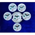 thumbnail image 1 of Marble Inlay Coasters With Semi Semiprecious Stone Art Christmas Gift, 1 of 3