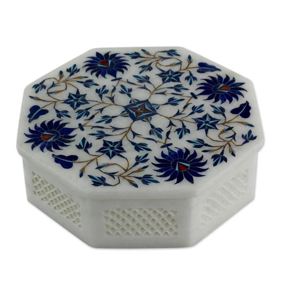 Marble Inlay Jewelry Box Gift for Mom