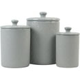 thumbnail image 1 of 10 Marble Kitchen Canister, 3 Piece Set, 1 of 5