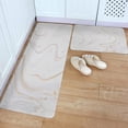thumbnail image 1 of Marble Kitchen Mats and Rugs Set of 2, White Washable Absorbent Grey Gold Kitchen Runner Rug Carpet Anti-Fatigue Comfort Mat for Kitchen Bathroom Laundry, 1 of 5