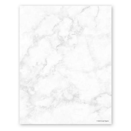 Marble Letterhead / 50 Sheets / 8.5" x 11" Trendy Marble Decorative Event Wedding Paper / All Occasion Decorative Stationery