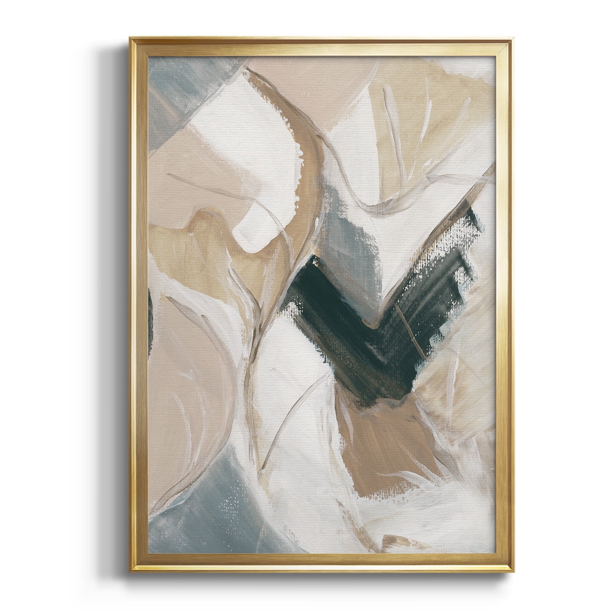 Marble Lines II Premium Framed Print - Ready to Hang