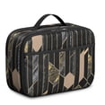 thumbnail image 1 of Marble Modern Geometric Flowers Abstract Lunch Bag for School Reusable Thermal Lunch Carrier for Women Men Meal Containers with Exterior & Interior Pockets Collection, 1 of 6