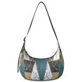 thumbnail image 1 of Marble Modern Geometric Flowers Abstract Sling Bag Adjustable Strap Shoulder Bag for Daily Use Everyday Work, 1 of 5