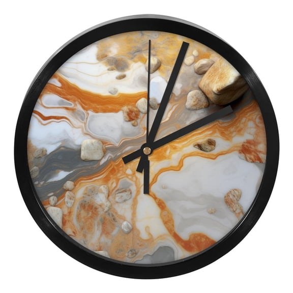 Marble Modern Wall Clock with Precise Quartz Movement - Ideal Mother's Day Gift for Mom
