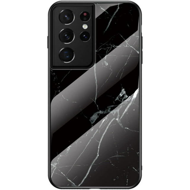 Marble Motif Stained Glass Phone Case for Samsung Galaxy S23 S22 S21