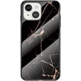 thumbnail image 1 of Marble Motif Stained Glass Phone Case for iPhone X XS XR SE 8 7 6 6S Plus Max, Light and Thin Gorgeous Back Cover, Feel Comfortable Protective Shell(Gold,X/XS), 1 of 8