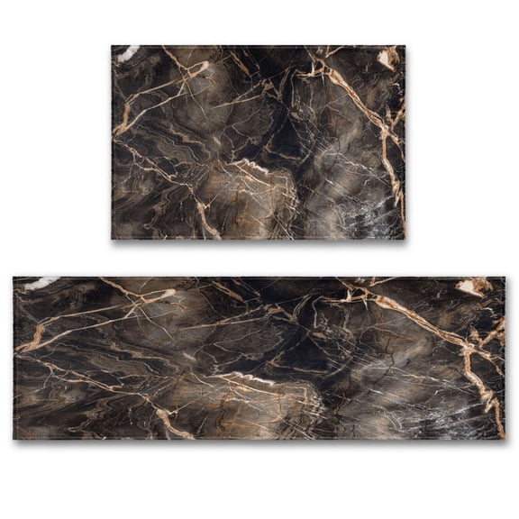 Marble Pattern Bath Mats Non-slip Floor Mats Carpet Water Absorbent Kitchen Carpet Living Room Carpet Doormat Kitchen Rug