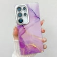 thumbnail image 1 of Marble Pattern Case for Samsung Galaxy S25 Plus Sparkle Glitter Plating Camera Frame Design, Ultra Slim Shockproof Protective TPU Lightweight Cover Phone Case for Samsung Galaxy S25 Plus, R, 1 of 9