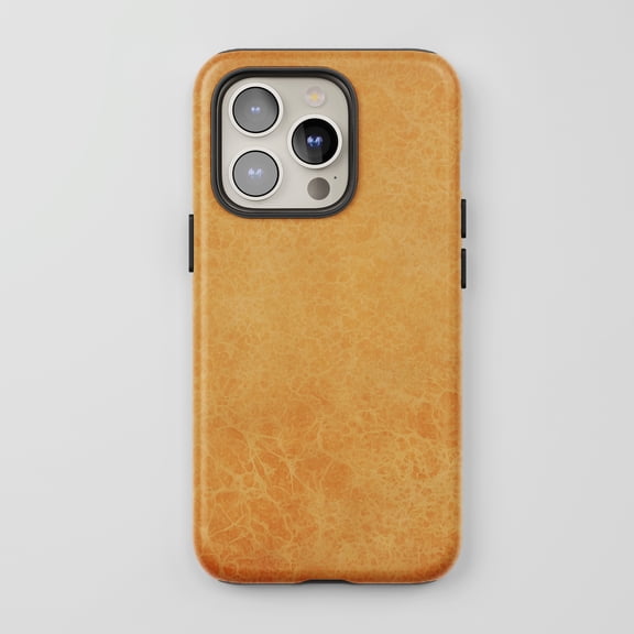 Marble Pattern For All iPhone Series Protective Phone Case Classic Style Tan Finish