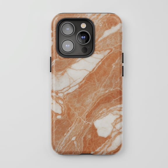 Marble Pattern For All iPhone Series Tough Phone Case Natural Stone
