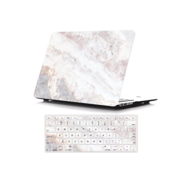 Marble Pattern Laptop Case for Macbook Air Pro Retina 11 13 15 16 Touch Bar Mac Case for Macbook A2251 A2179 with Keyboard Cover (H,Pro13A2251 2289 2338)