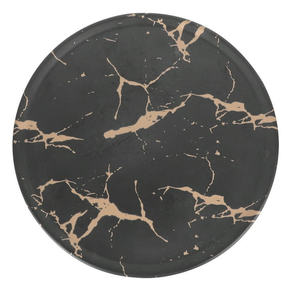 NIAIZEK Steak Plate Black 1Set 10.2 Inches