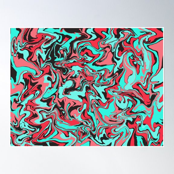 Marble Poster Wall Art, Modern Wall Decor, 8x12 UNFRAMED