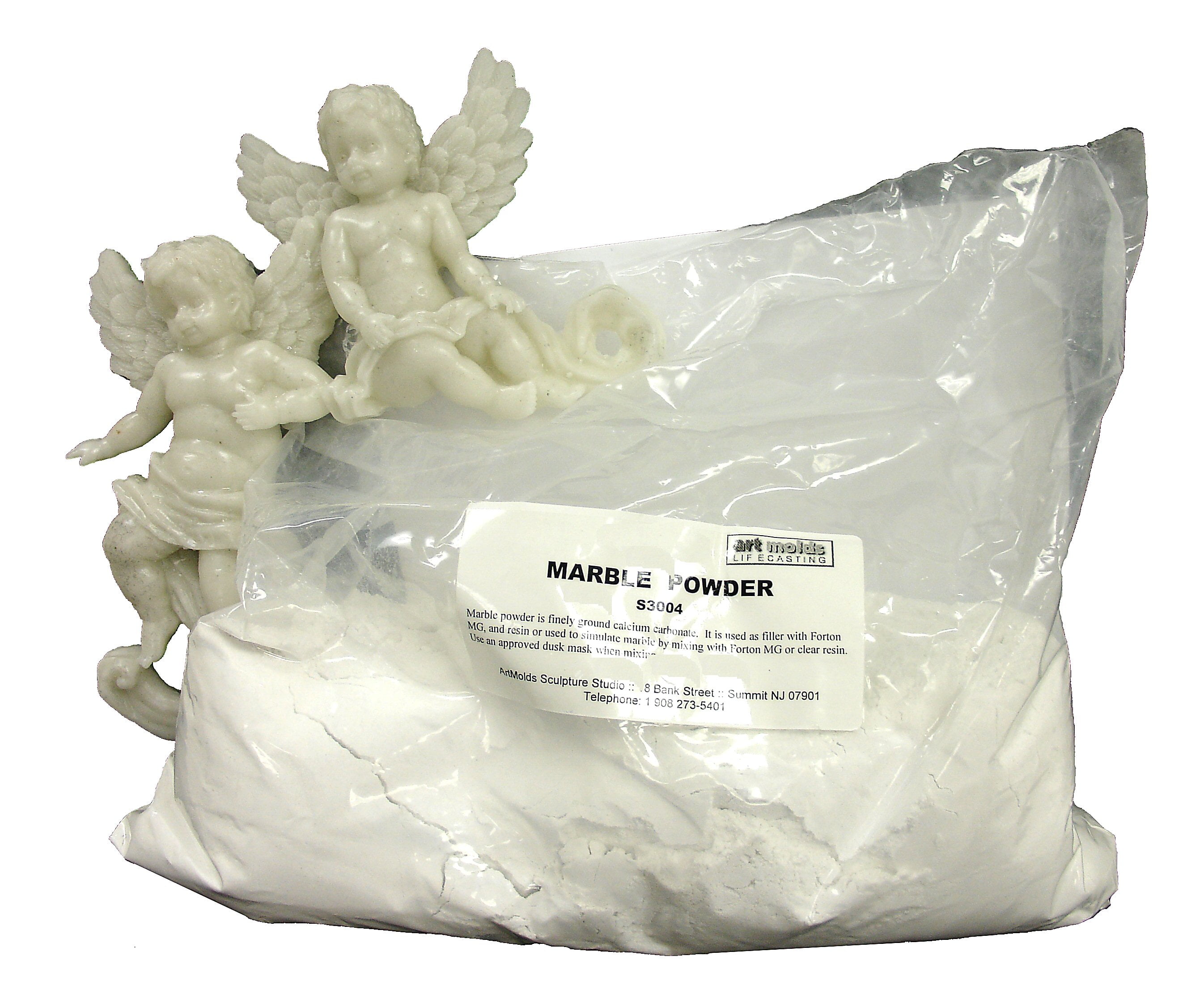 Marble Powder 325-mesh - 10-lb. by ArtMolds for Cold Casting