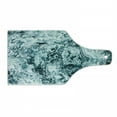 thumbnail image 1 of Marble Print Cutting Board, Abstract Rock Texture Modern Retro Splashes Antique Dark Design, Tempered Glass Cutting and Serving Board, Wine Bottle Shape, Jade Green Teal White, by Ambesonne, 1 of 1