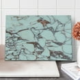 thumbnail image 1 of Marble Print Cutting Board, Dolomite Rocks Pattern with Characteristic Swirls and Cracked Lines Abstract, Decorative Tempered Glass Cutting and Serving Board, Large Size, Beige Brown, by Ambesonne, 1 of 5