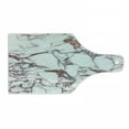 thumbnail image 1 of Marble Print Cutting Board, Dolomite Rocks Pattern with Characteristic Swirls and Cracked Lines Abstract, Tempered Glass Cutting and Serving Board, Wine Bottle Shape, Beige Brown, by Ambesonne, 1 of 1