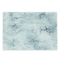 thumbnail image 1 of Marble Print Cutting Board, Soft Pastel Toned Abstract Wavy Pattern Ottoman Influences Image, Decorative Tempered Glass Cutting and Serving Board, Large Size, Pale Blue Grey Mint, by Ambesonne, 1 of 1