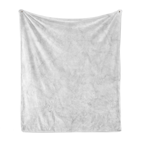 Marble Print Soft Flannel Fleece Blanket, Abstract Granite Cracks Stone Formation Pattern Mine Veins Ceramic Style Image, Cozy Plush for Indoor and Outdoor Use, 50" x 60", Dust Grey, by Ambesonne