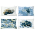 thumbnail image 1 of Ambesonne Throw Pillow Cover 4 Pack, , 12"x20", Beige Pale Sky Blue, 1 of 2