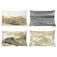 thumbnail image 1 of Ambesonne Throw Pillow Cover 4 Pack, , 12"x20", Dimgray and Beige, 1 of 2