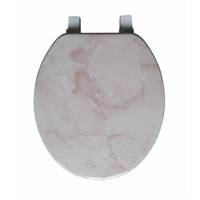 Marble Print Toilet Seat