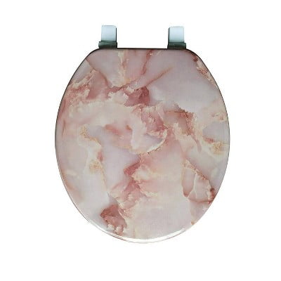 Marble Print Toilet Seat