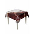 thumbnail image 1 of Marble Red Table Cloth, Modern Abstract Gold White Brick Stone Motif Waterproof Tablecloth for Square Tables, Reusable Washable Fabric Table Cover for Restaurant Kitchen Dining Tables 60"x60", 1 of 6