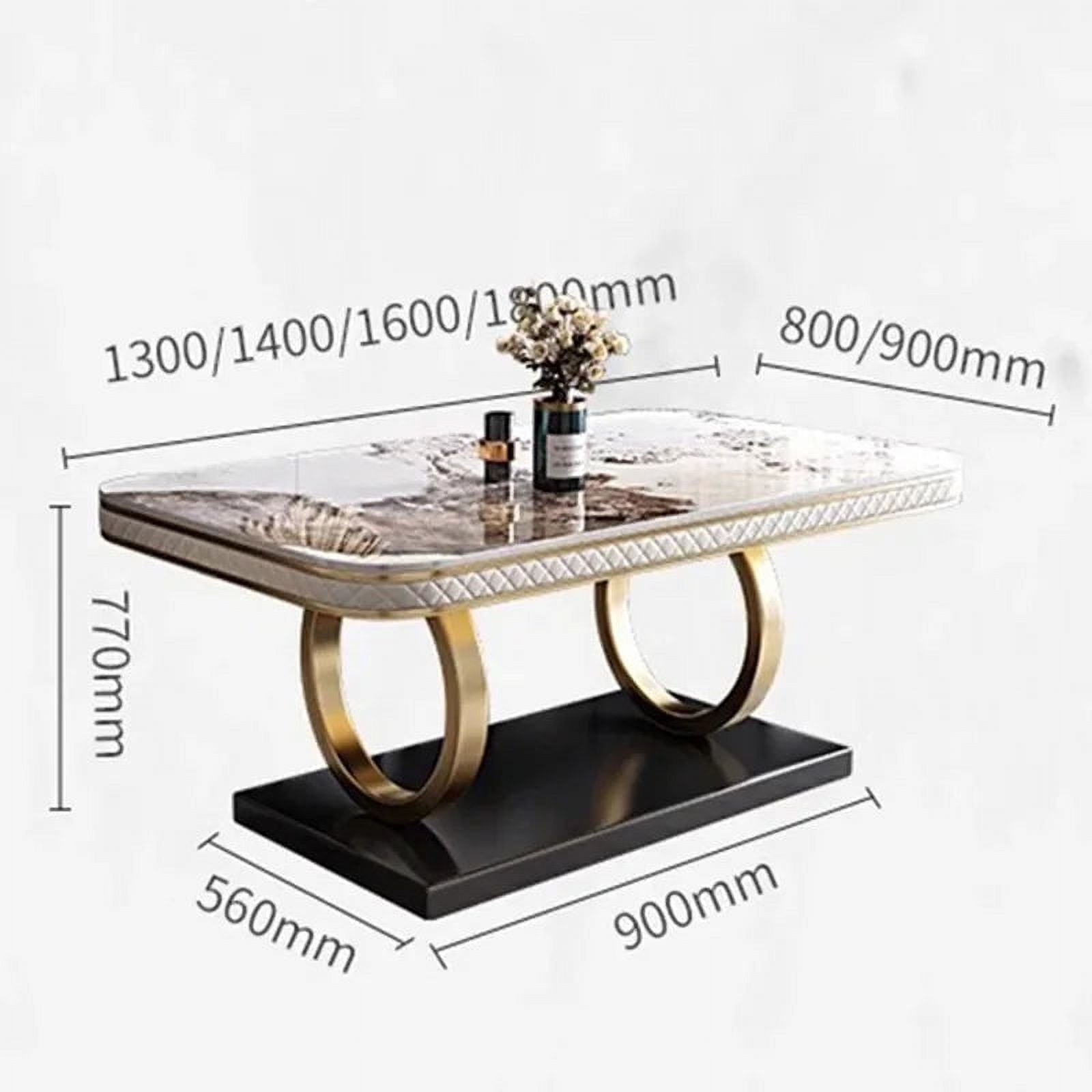 Marble Room Sets Dining Table Coffee Modern Dinner Console Kitchen