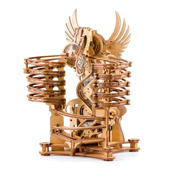 Marble Run Dragon - Mechanical Marble Maze Wooden DIY Kit