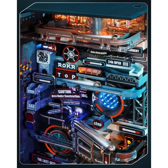 Marble Run Model Building Kit, 3D Puzzles for Adults,  Miniature Kit, Ideal Gift for Men and Women