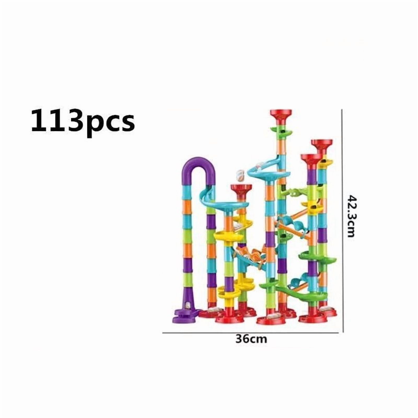 Marble Run Race Track Building Blocks Kids 3D Maze Ball Roll Toy DIY ...