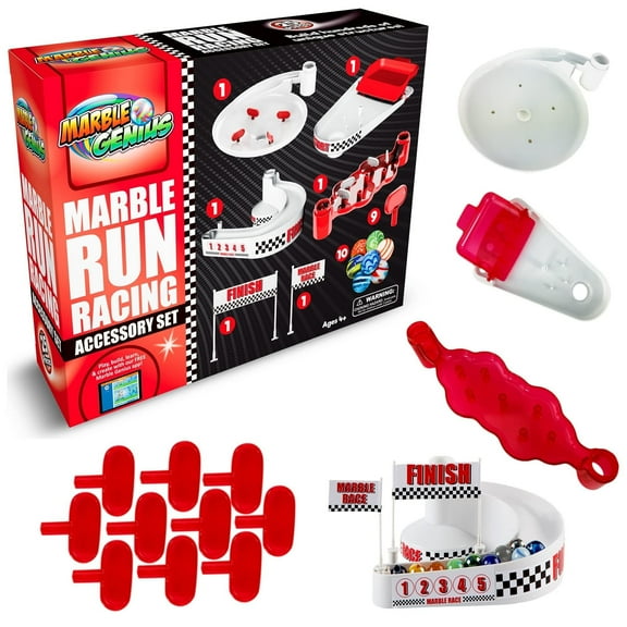 Marble Run Racing Booster Set by Marble Genius -25 pieces