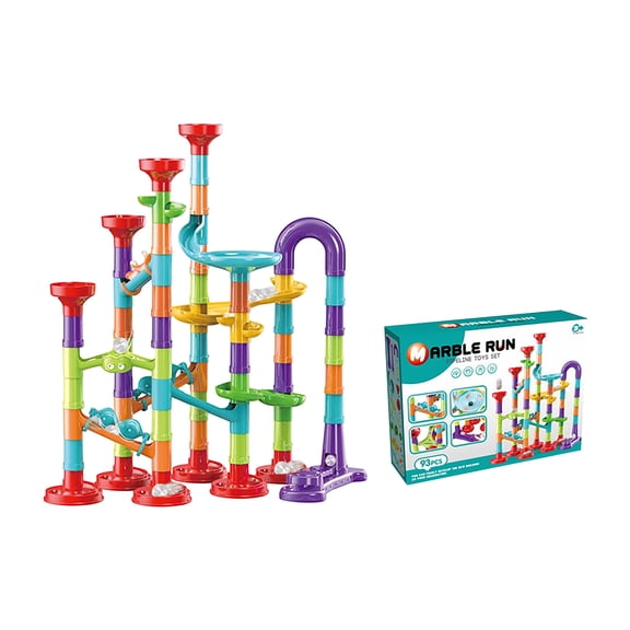 Marble Run for Boys,STEM Learning Toy, Construction Building Blocks Toys, STEM Marble Runs for Boys 4-8