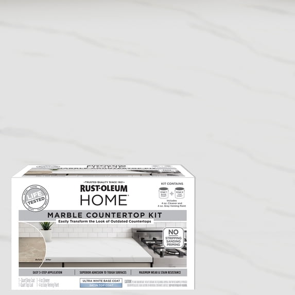Marble, Rust-Oleum Home Marble Countertop Coating Kit, 1 Pack