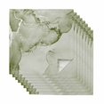 thumbnail image 1 of Marble Sage Green Cloth Napkins, Modern Abstract Ink Painting Luxury Washable and Reusable Dinner Napkins Set of 8, Table Napkin for Kitchen Party Birthday Wedding Hotel Housewarming 20"x20", 1 of 8