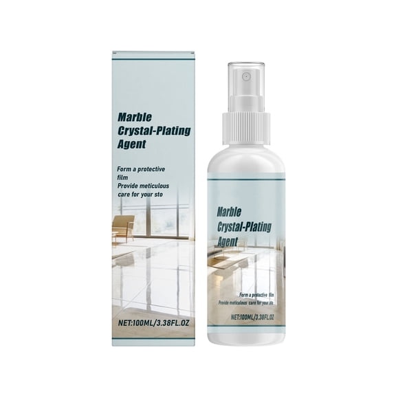 Marble Sealer and Polish, Protective Nano Coating for Countertops and Floors, Enhances Shine and Prevents Stains, DIY Application