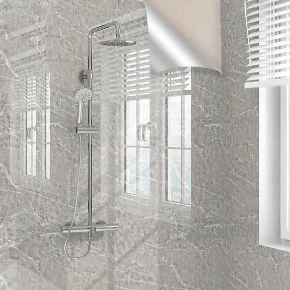 Marble Self Adhesive Wallpaper Bathroom Vinyl Wall Stickers Waterproof Contact Paper for Kitchen Decorative Film Home Decor