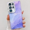 thumbnail image 1 of Marble Series Case for Samsung Galaxy S24 Ultra, Stylish Fashionable Slim Fit Soft TPU Shockproof Bumper Rugged Phone Case for Grils Women, 1 of 7