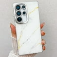 thumbnail image 1 of Marble Series Case for Samsung Galaxy S25, Stylish Fashionable Slim Fit Soft TPU Shockproof Bumper Rugged Phone Case for Grils Women, 1 of 7