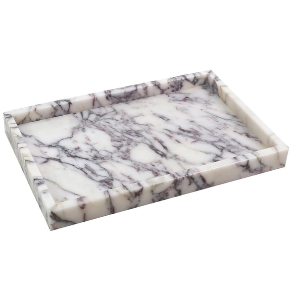 Marble Serving Tray Calacatta Viola Multi-Purpose Organizer