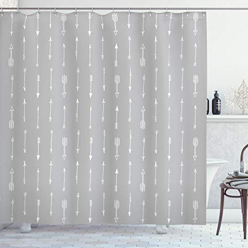 Marble Shower Curtain Onyx Stone Surface Pattern Banded Variety Differing Lines Image Print Cloth Fabric Bathroom Decor Set with Hooks 69" W x 75" L Sand Brown Cinnamon